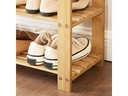 Songmics Schuhorganizer aus Bambus, Nature