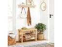 Songmics Schuhorganizer aus Bambus, Nature