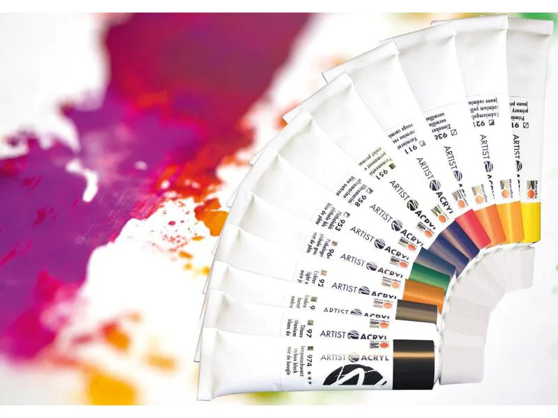 Marabu Acrylfarbe Artist 12 ml 12 Stück