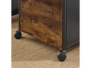VASAGLE Rollcontainer aus Holz und Metall 41 x 45 cm, Braun/Schwarz