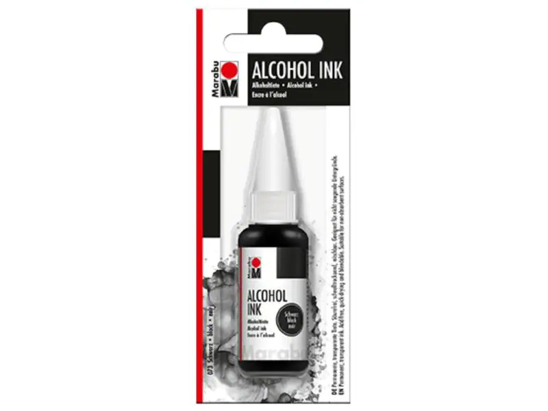 Marabu Alkoholtinte Ink Schwarz, 20 ml