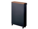 Yamazaki Badezimmerregal Tower 68 cm, Schwarz