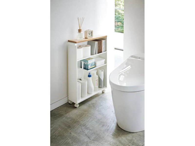 Yamazaki Badezimmerregal Tower 68 cm, Weiss