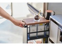 Yamazaki Küchenwagen Tower 80.5 x 47.5 cm, Schwarz