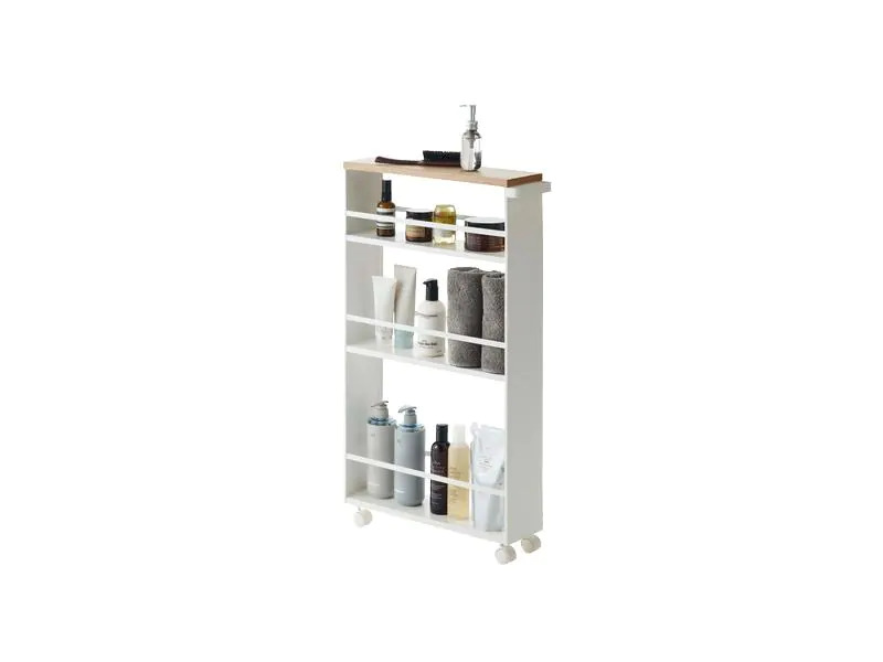 Yamazaki Küchenwagen Tower 80.5 x 47.5 cm, Weiss