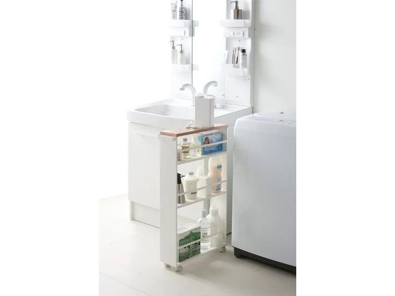 Yamazaki Küchenwagen Tower 80.5 x 47.5 cm, Weiss