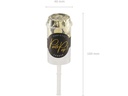 Partydeco Konfettikanone Push-Pop 1 Stück, Gold