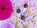 Partydeco Konfettikanone Push-Pop 1 Stück, Gold