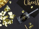 Partydeco Konfettikanone Push-Pop 1 Stück, Gold