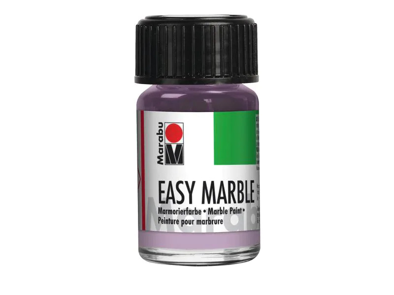 Marabu Marmorierfarbe Easy Marble 6 x 15 ml, Pastell