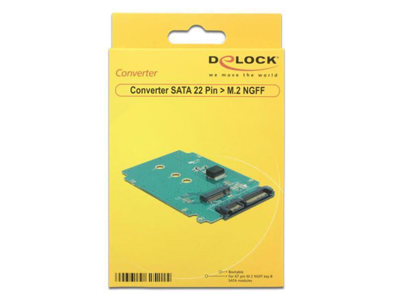 Delock 2.5-Adapterplatine M.2 - SATA ohne Rahmen