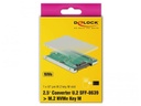 Delock 2.5-Adapterplatine M.2 - U.2