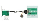 Delock 2.5-Adapterplatine M.2 - U.2