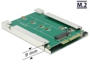 Delock 2.5-Adapterplatine für M.2-Module