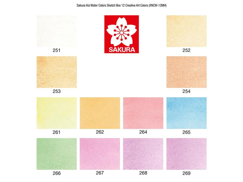 Talens Aquarellfarbe Koi Pocket Field Metallic Fluo 24 Näpfchen