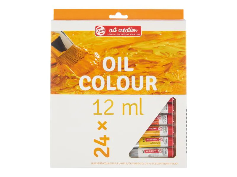 Talens Ölfarbe 24er Set, Mehrfarbig