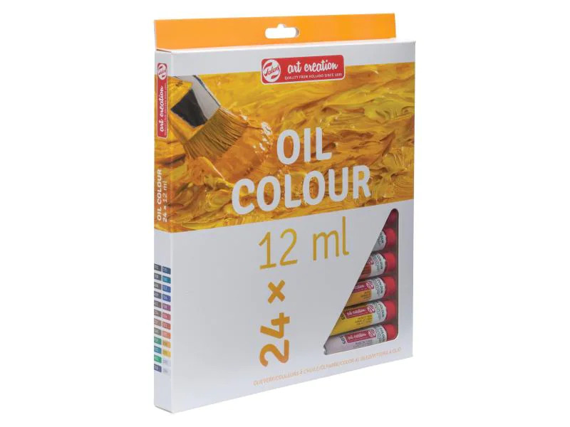 Talens Ölfarbe 24er Set, Mehrfarbig