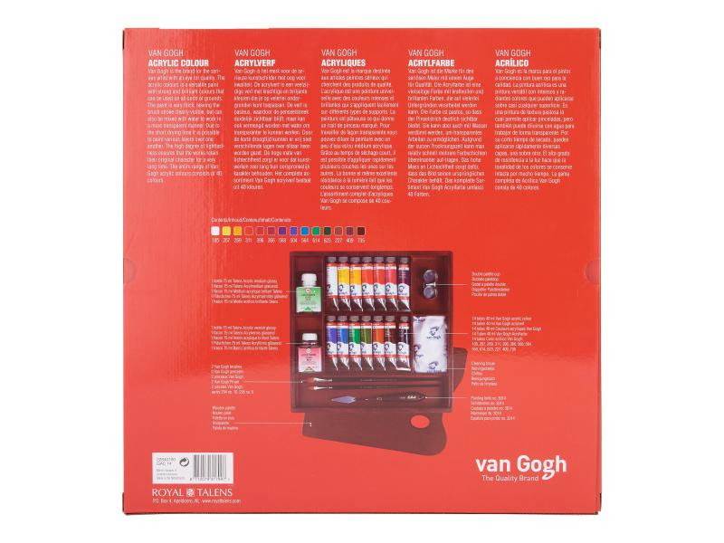 Van Gogh Acrylfarbe Inspiration Malkasten, 40 ml, Mehrfarbig