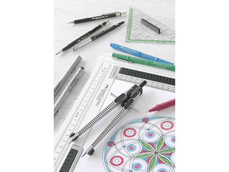 Faber-Castell Geodreieck 20 cm mit Griff