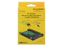 Delock 2.5-Adapterplatine mSATA/Mini-PCI-Express - SATA/USB