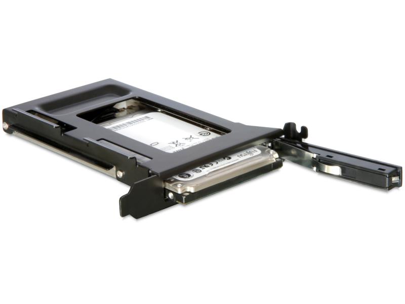 Delock 2.5-Einbaurahmen PC Bracket mit SATA-Stromkabel