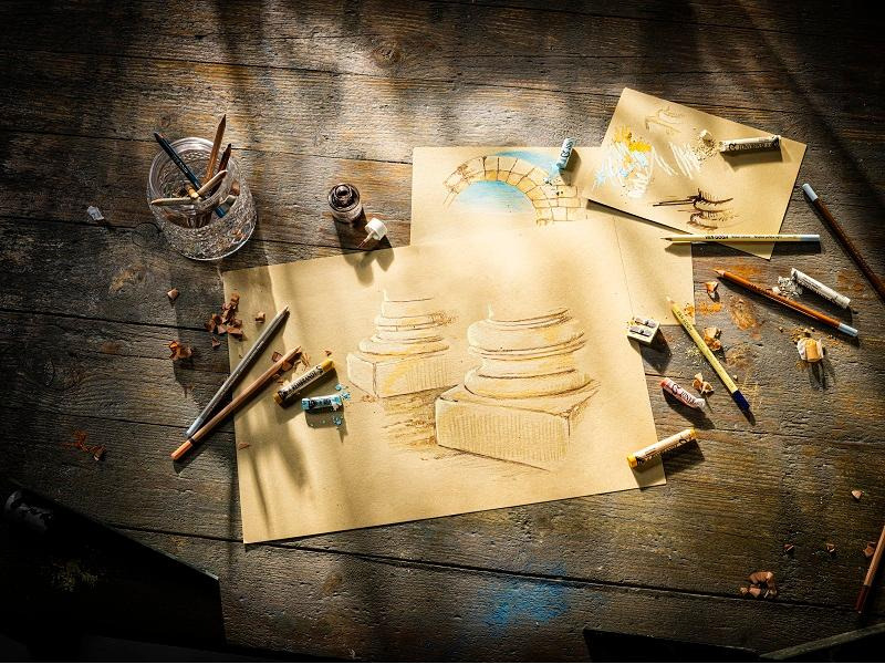 Rembrandt Malblock Toned A3, 50 Blatt, Braun