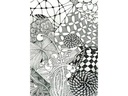 Sakura Malkarten Zentangle Tool Set 8.9 x 8.9 cm, 20 Kacheln