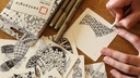 Sakura Malkarten Zentangle Tool Set 8.9 x 8.9 cm, 20 Kacheln