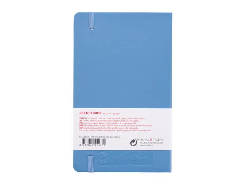 Talens Malbuch 13 x 21 cm Seeblau
