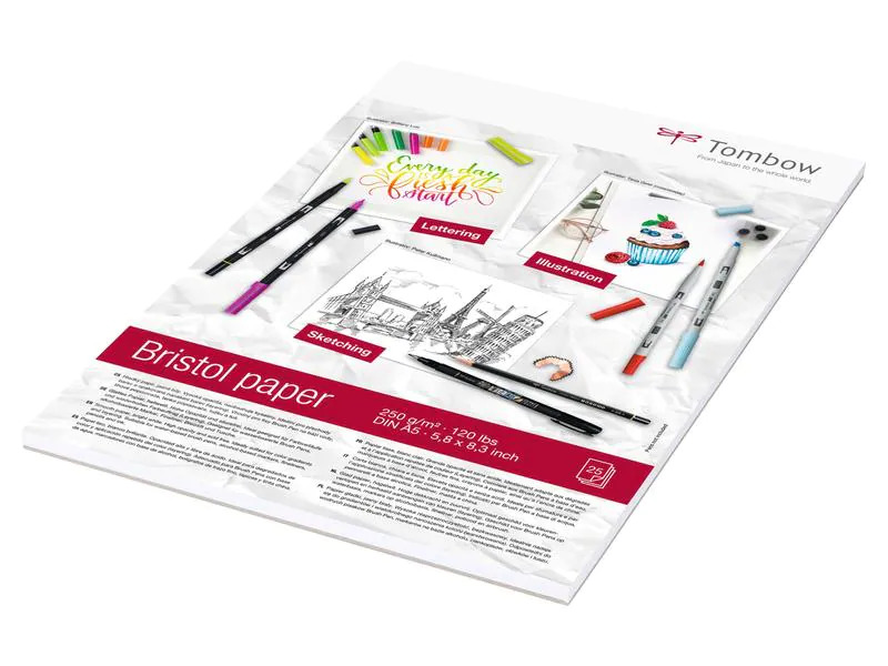 Tombow Zeichenblock Bristol A5 25 Blatt