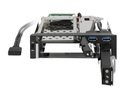 Delock 5.25-Einbaurahmen 1x3.5, 1x2.5, 2xUSB3 Ports , Hot-Swap