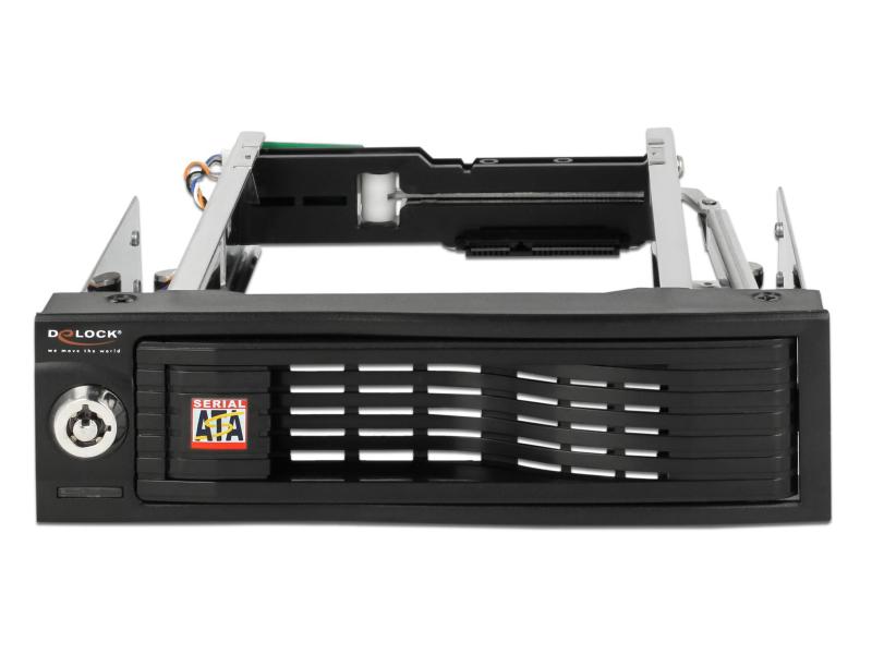 Delock 5.25-Einbaurahmen 3.5 SATA HDD geschützt, Hot-Swap