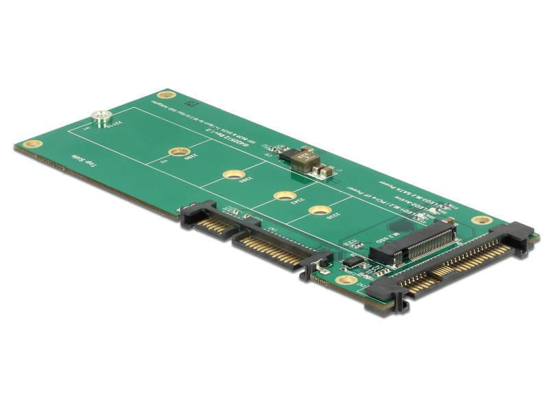 Delock Adapterplatine M.2 NVMe - U.2/SATA