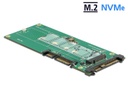 Delock Adapterplatine M.2 NVMe - U.2/SATA
