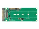 Delock Adapterplatine M.2 NVMe - U.2/SATA