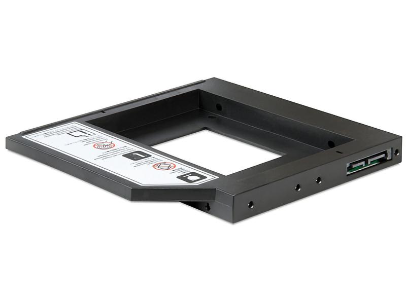 Delock DVD-Schacht Adapter für 2.5 SATA SSD für 2.5 SATA HDD&amp;SSD