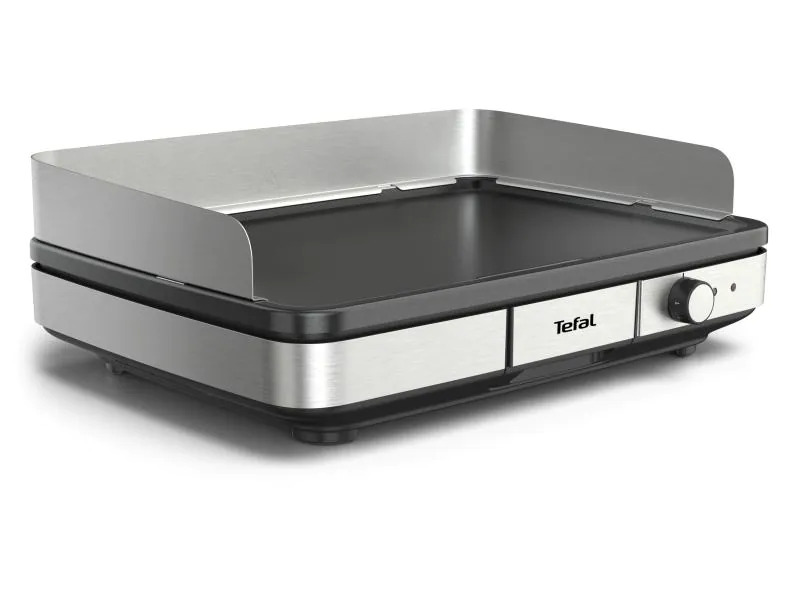 Tefal Tischgrill Maxi Plancha Schwarz/Silber
