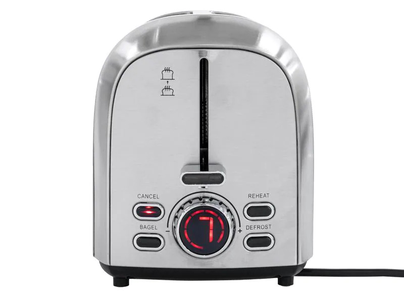 FURBER Toaster Digital Silber