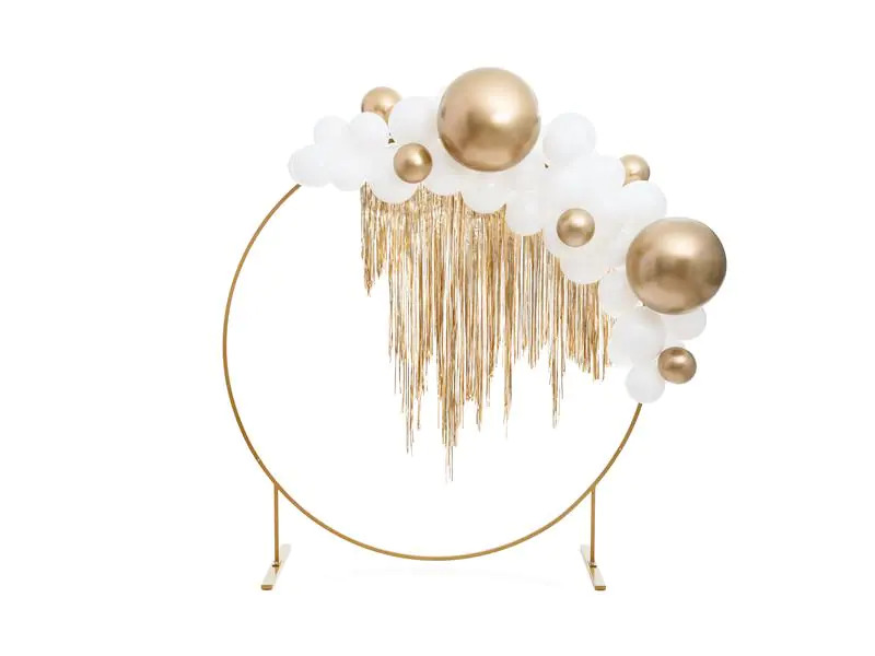 Partydeco Luftballon Rund Glossy 60 cm, Gold