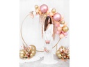 Partydeco Luftballon Rund Glossy 60 cm, Gold