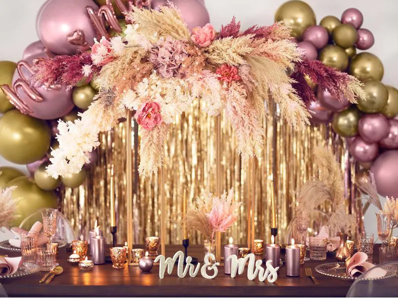 Partydeco Luftballon Rund Glossy 60 cm, Gold