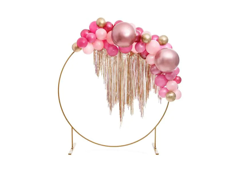 Partydeco Luftballon Rund Glossy 60 cm, Rosegold
