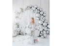 Partydeco Luftballon Rund Glossy 60 cm, Silber