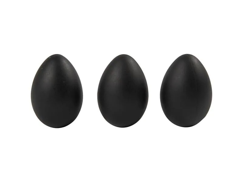 Creativ Company Ostereier 12 Stück, Schwarz