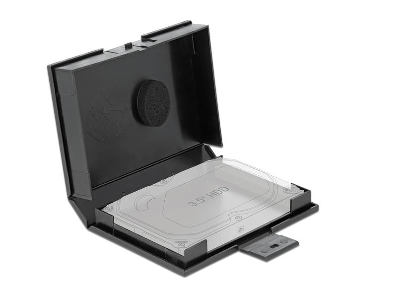 Delock Schutzgehäuse für 3.5″ HDD schwarz