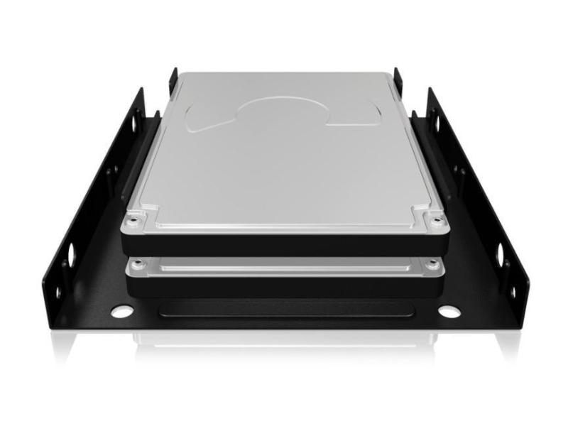 ICY BOX 3.5-Einbaurahmen IB-AC643 für 2x 2.5 HDD/SDD