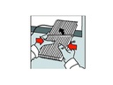Mentrex Feuerleiter 12 m mit Abstandshalter