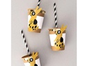 Rico Design Manschette für Pappbecher, Hase, 6 Stück