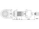 Perel PIR Bewegungsmelder Weiss EMS106