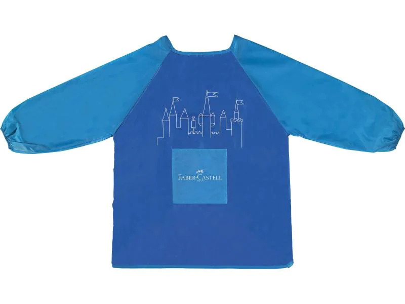 Faber-Castell Malschürze für Kinder Ab 6 Jahren, Blau